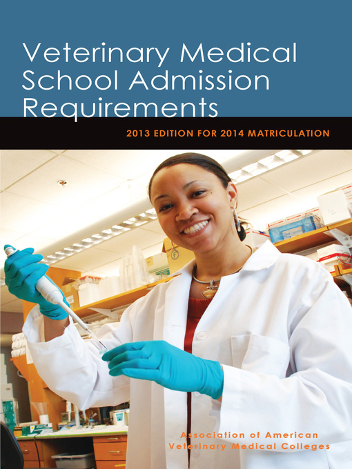 Cover image for Veterinary Medical School Admission Requirements (VMSAR)